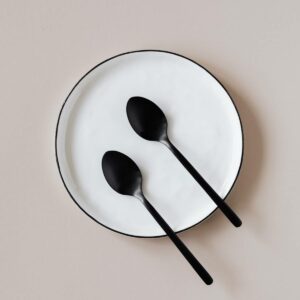 Black tableware