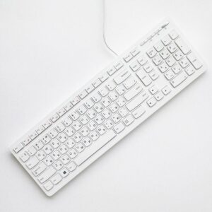 White keyboard
